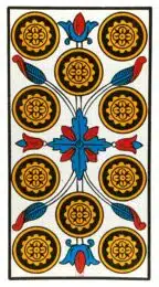 Dix de Deniers - Tarot de Marseille