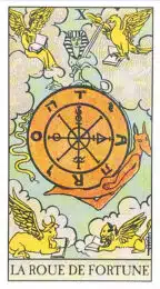La Roue de Fortune (X) Tarot Rider Waite