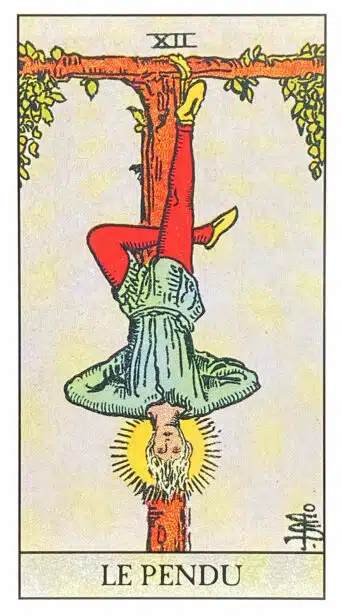 Le Pendu (XII) Tarot Rider Waite