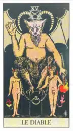 Le Diable (XV) Tarot Rider Waite