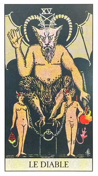 Le Diable (XV) Tarot Rider Waite