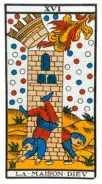 La Maison Dieu (XVI) Tarot de Marseille