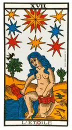 L'Étoile (XVII) Tarot de Marseille
