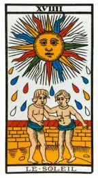 Le Soleil (XVIIII) Tarot de Marseille