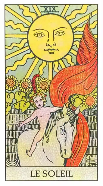 Le Soleil (XIX) Tarot Rider Waite