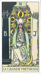 La Grande Prêtresse (II) Tarot Rider Waite