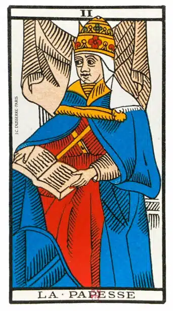 La Papesse (II) Tarot de Marseille