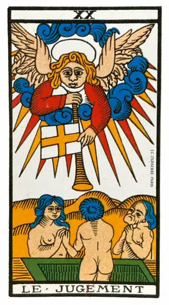 Le Jugement (XX) Tarot de Marseille