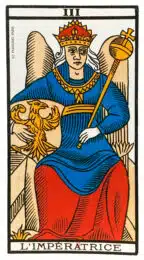 L'Impératrice (III) Tarot de Marseille