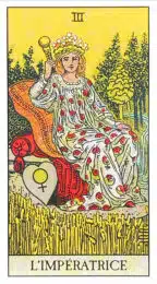 L'Impératrice (III) Tarot Rider Waite