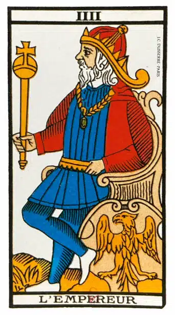 L'Empereur (IIII) Tarot de Marseille