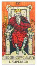 L'Empereur (IV) Tarot Rider Waite