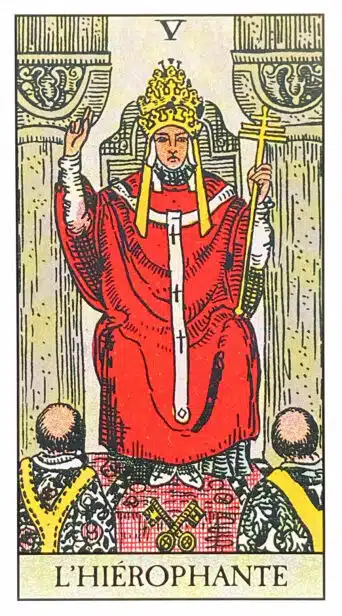 L'Hiérophante (V) Tarot Rider Waite