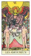 Les Amoureux (VI) Tarot Rider Waite