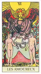 Les Amoureux (VI) Tarot Rider Waite