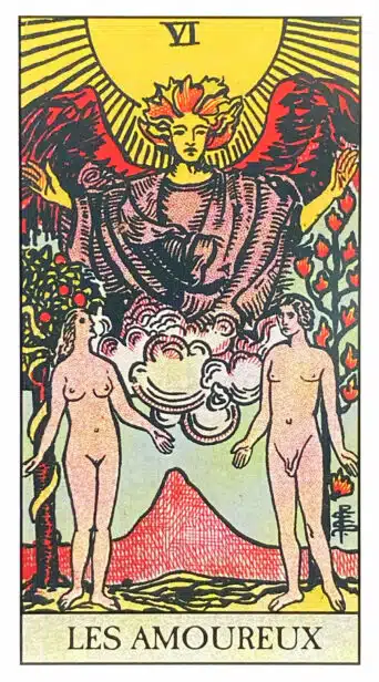 Les Amoureux (VI) Tarot Rider Waite