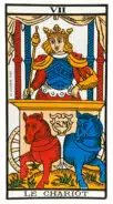 Le Chariot (VII) Tarot de Marseille