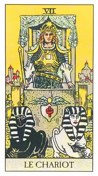 Le Chariot (VII) Tarot Rider Waite