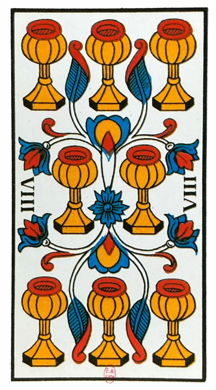 Huit de Coupes - Tarot de Marseille