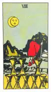 Huit de Coupes - Tarot Rider Waite