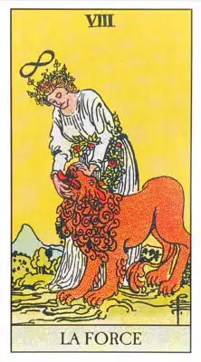La Force (VIII) Tarot Rider Waite