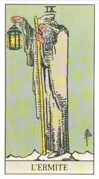 L'Ermite (IX) Tarot Rider Waite
