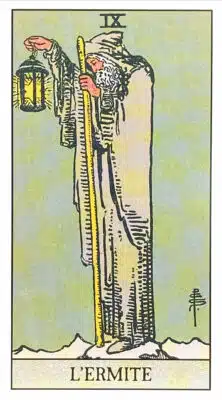 L'Ermite (IX) Tarot Rider Waite