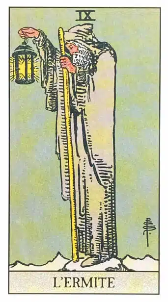 L'Ermite (IX) Tarot Rider Waite