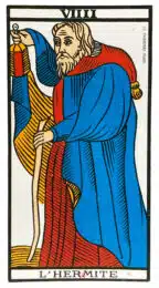 L'Hermite (VIIII) Tarot de Marseille