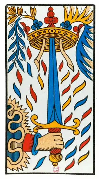 As d'Épées - Tarot de Marseille