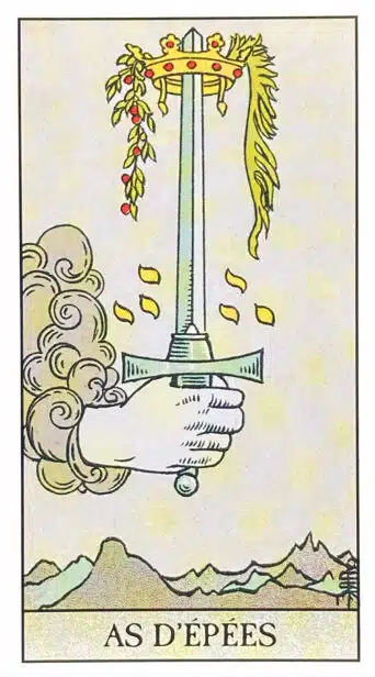 As d'Épées - Tarot Rider Waite