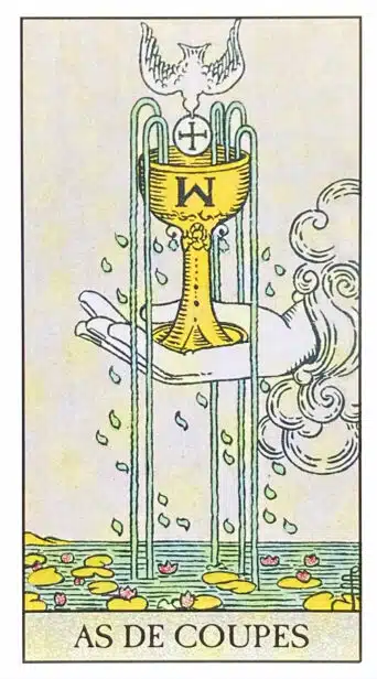 As de Coupes - Tarot Rider Waite