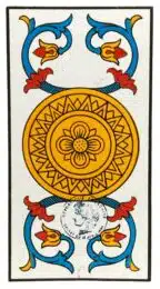 As de Deniers - Tarot de Marseille