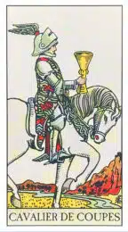 Cavalier de Coupes - Tarot Rider Waite