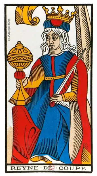 Reine de Coupes - Tarot de Marseille