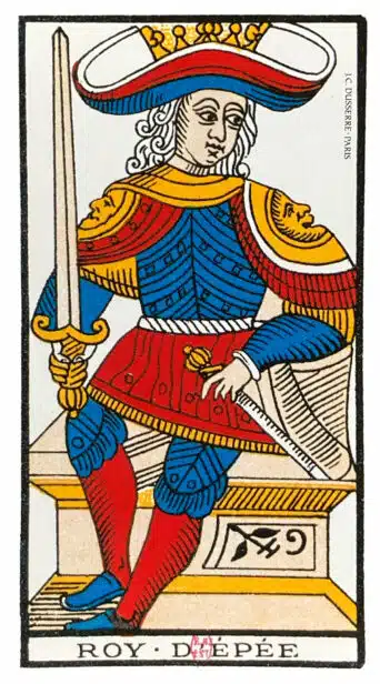 Roi d'Épées - Tarot de Marseille