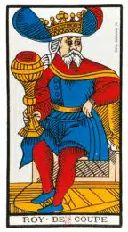 Roi de Coupes - Tarot de Marseille