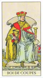 Roi de Coupes - Tarot Rider Waite