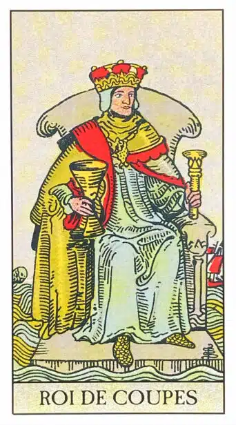 Roi de Coupes - Tarot Rider Waite