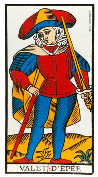 Valet d'Épées - Tarot de Marseille