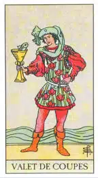 Valet de Coupes - Tarot Rider Waite