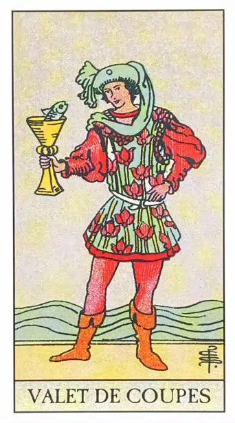Valet de Coupes - Tarot Rider Waite